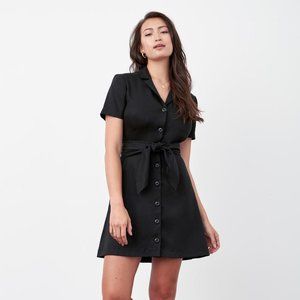 EUC Notch Collar 2 Piece Dress